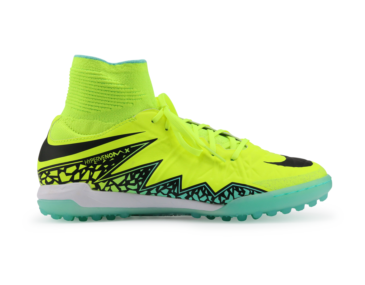 Nike Kids HypervenomX Proximo Turf Soccer Shoes Volt/Black