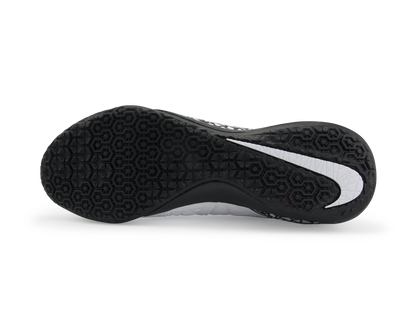 Nike Men's HypervenomX Proximo Indoor Soccer Shoes White/Black/Blanc/Noir