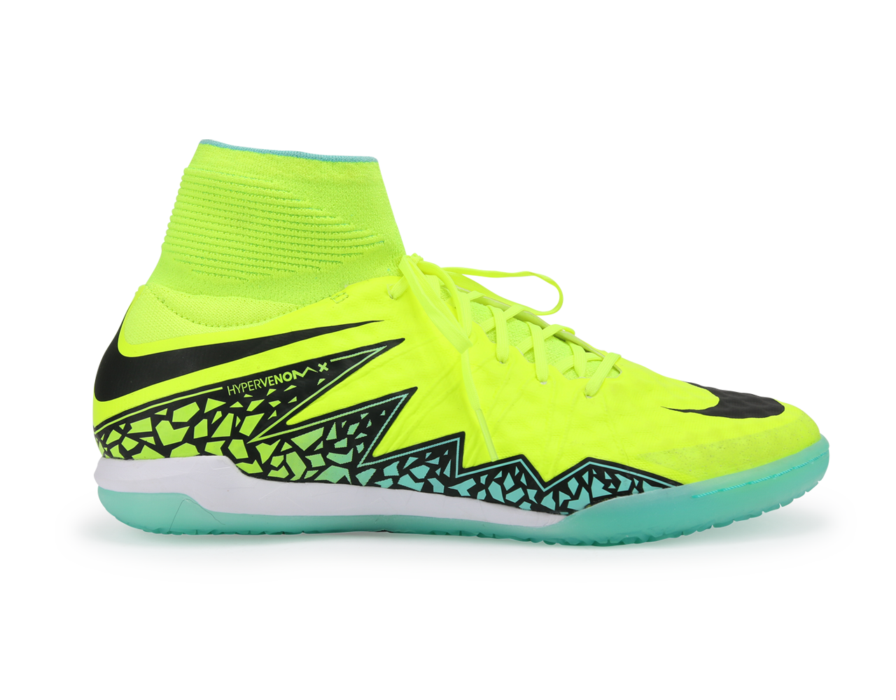 Nike Men's HypervenomX Proximo Indoor Soccer Shoes Volt/Black/Black