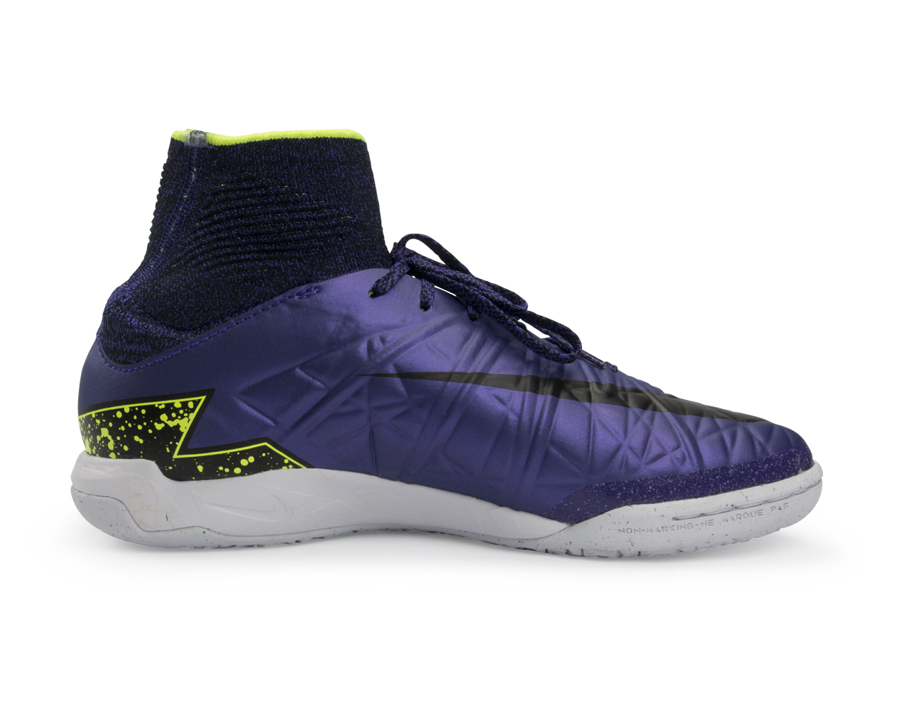 Nike Kids HypervenomX Proximo Street Indoor Soccer Shoes  Hyper Grape/Black/Volt