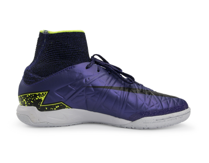 Nike Kids HypervenomX Proximo Street Indoor Soccer Shoes  Hyper Grape/Black/Volt