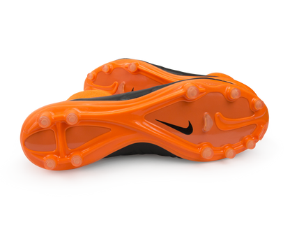 Nike Men's Hypervenom Phatal II Leather FG Black/Total Orange/White