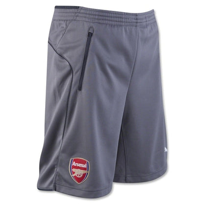 PUMA Men's Arsenal Training Shorts Steel Gray/Ebony