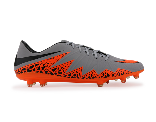 Nike Men's Hypervenom Phatal II FG Wolf Grey/Total Orange/Black