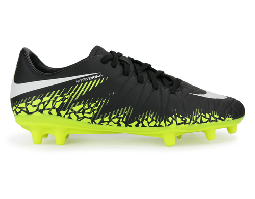 Nike Men's Hypervenom Phelon FG Black/Metallic Hema