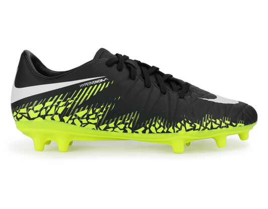 Nike Men's Hypervenom Phelon FG Black/Metallic Hema