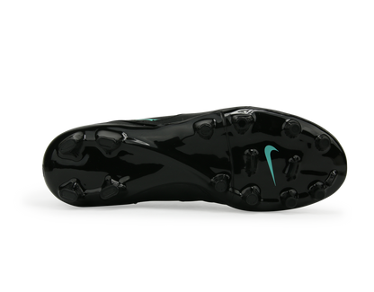 Nike Men's Tiempo Genio II FG Black/Hyper Turqouise