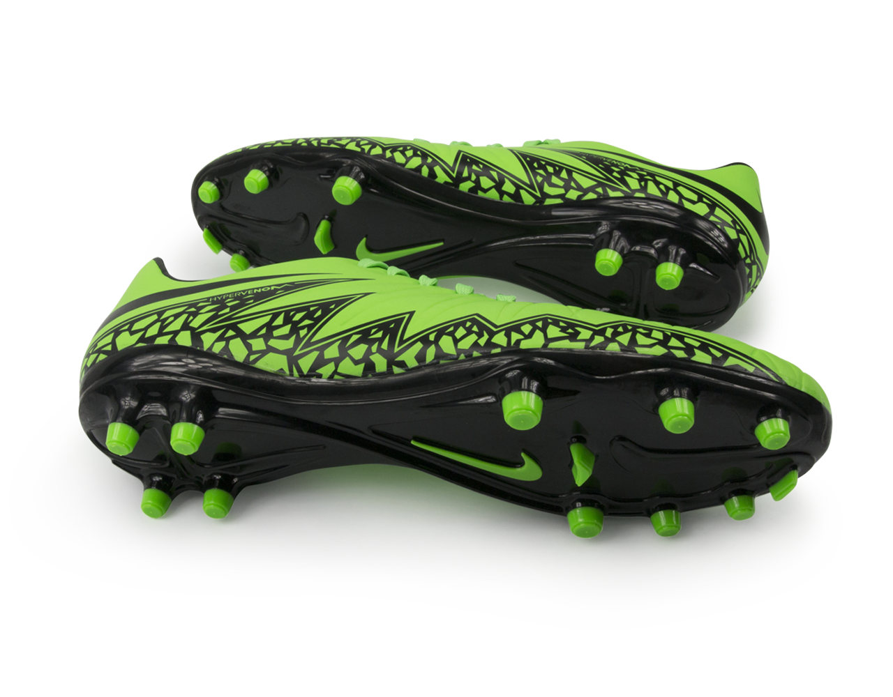 Nike Men's Hypervenom Phelon FG Green Strike/Black/Noir