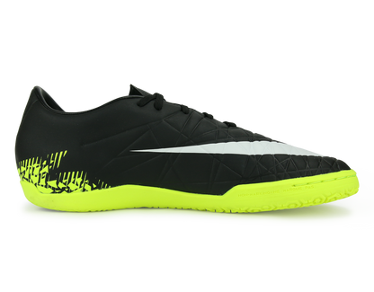 Nike Men's Hypervenom Phelon Indoor Soccer Shoes Black/White/Volt