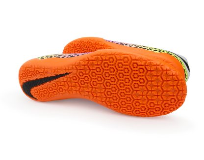 Nike Men's Hypervenom Phelon Indoor Soccer Shoes White/Black/Total Orange