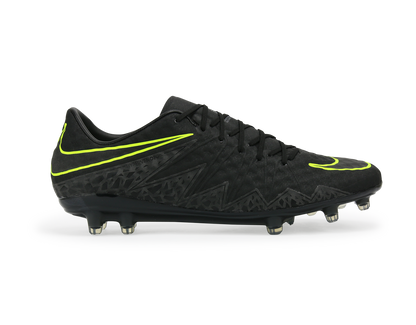 Nike Men's Hypervenom Phinish II FG Black/Black/Volt