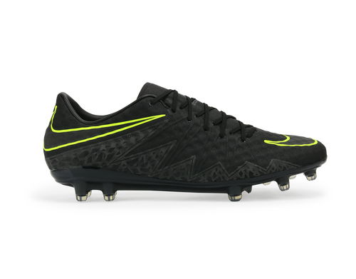 Nike Men's Hypervenom Phinish II FG Black/Black/Volt