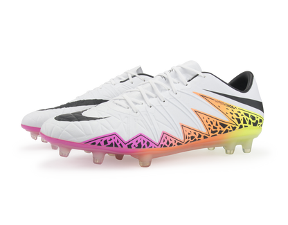 Nike Men's Hypervenom Phinish FG White/Black/Total Orange/Volt