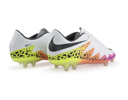 Nike Men's Hypervenom Phinish FG White/Black/Total Orange/Volt