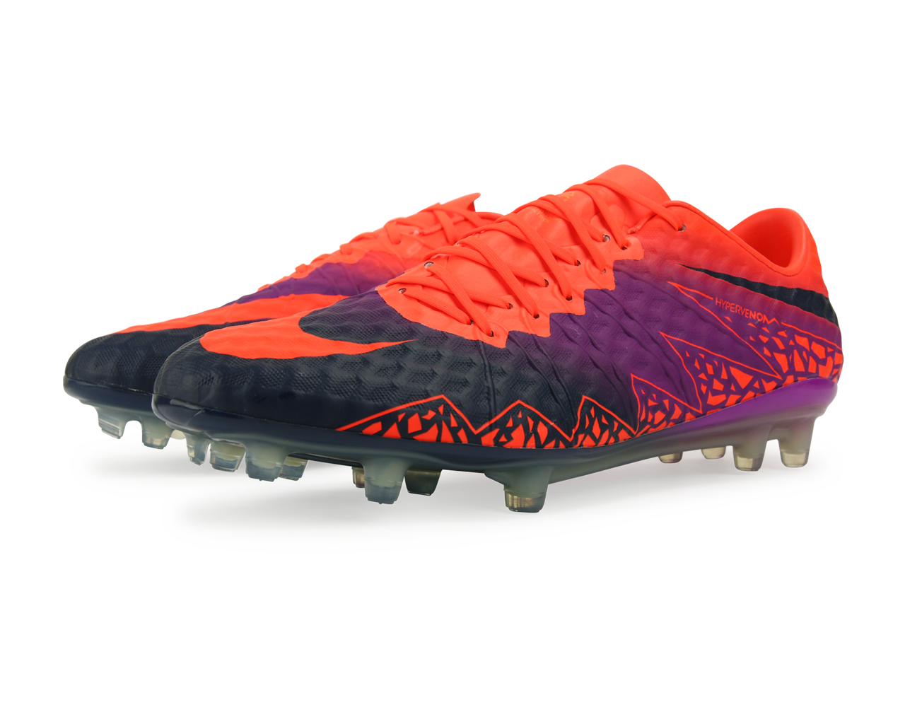Nike Men's Hypervenom Phinish FG Total Crimson/Obsidian/Vivid Purple