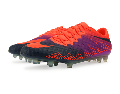 Nike Men's Hypervenom Phinish FG Total Crimson/Obsidian/Vivid Purple