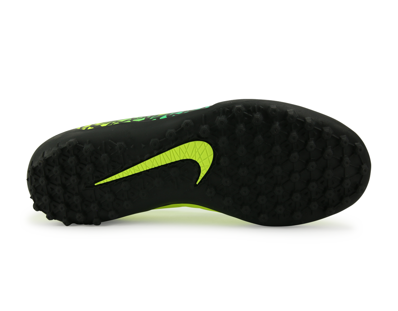 Nike Kids Hypervenom Phelon II Turf Soccer Shoes Volt/Black/Hyper Turquoise
