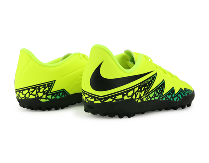 Nike Kids Hypervenom Phelon II Turf Soccer Shoes Volt/Black/Hyper Turquoise