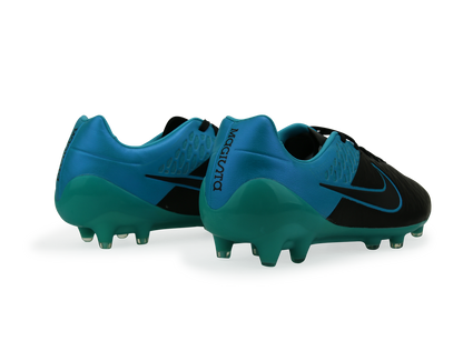 Nike Men's Magista Opus Leather FG Black/Torquoise Blue/Black