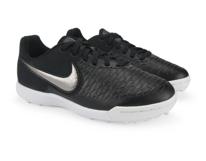Nike Kids MagistaX Pro Turf Soccer Shoes Black/Metallic Pewter/White