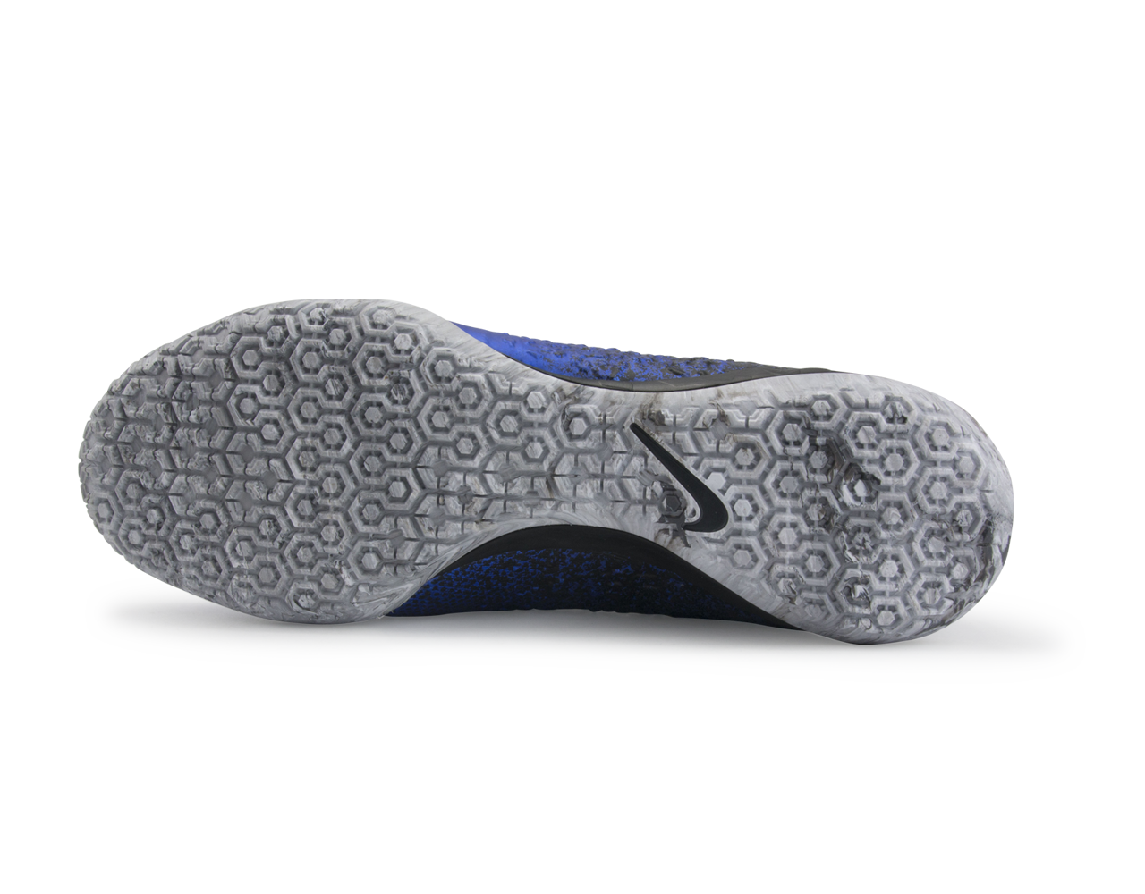 Nike Men's MercurialX Proximo CR Indoor Soccer Shoes Deep Royal Blue/Metallic Silver