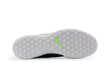 Nike Men's MagistaX Pro Turf Soccer Shoes  Black/Metallic Pewter/White/Green Glow