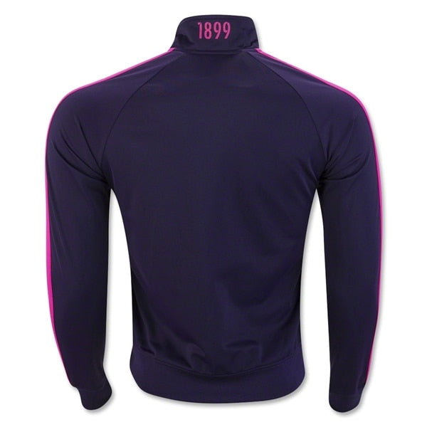 Nike Men's FC Barcelona 16/17 N98 Core Jacket Purple Dynasty/Black/Vivid Pink