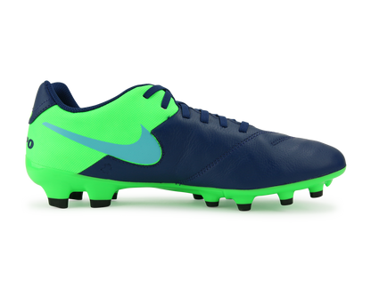 Nike Men's Tiempo Genio II FG Coastal Blue/Polarized Blue/Rage Green