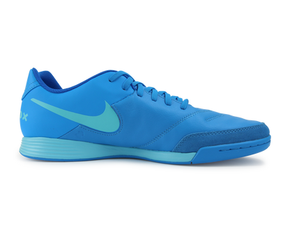 Nike Men's Tiempo Genio II Indoor Soccer Shoes Blue Glow/Polarized Blue/Soar