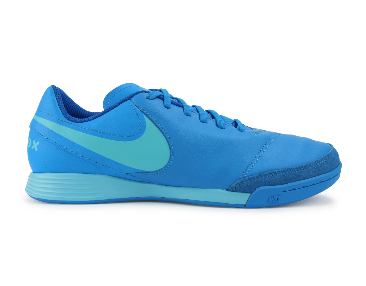 Nike Men's Tiempo Genio II Indoor Soccer Shoes Blue Glow/Polarized Blue/Soar