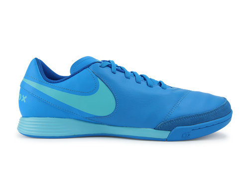 Nike Men's Tiempo Genio II Indoor Soccer Shoes Blue Glow/Polarized Blue/Soar