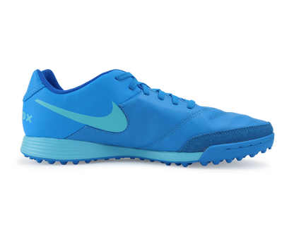 Nike Men's Tiempo Genio II Turf Soccer Shoes Blue Glow/Polarized Blue/Soar