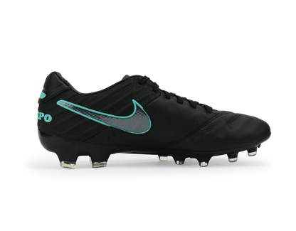 Nike Men's Tiempo Legacy II FG Black/Hyper Turqouise