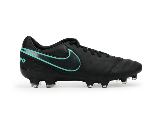 Nike Men's Tiempo Legacy II FG Black/Hyper Turqouise