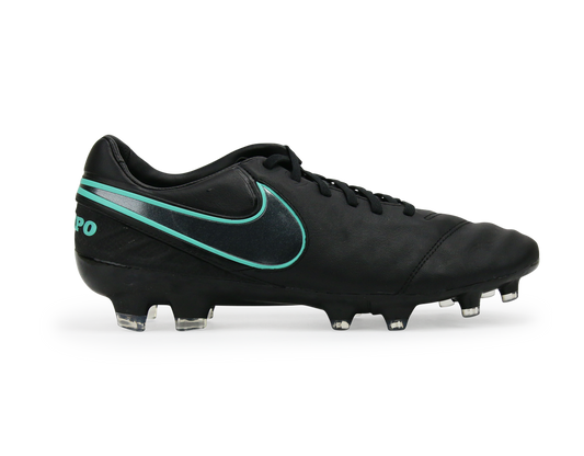 Nike Men's Tiempo Legacy II FG Black/Hyper Turqouise