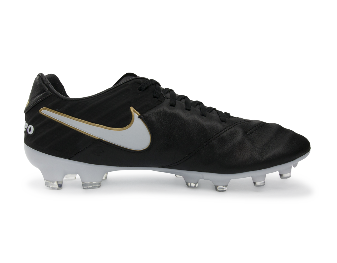 Nike Men's Tiempo Legacy II FG Black/White/Mettallic Gold