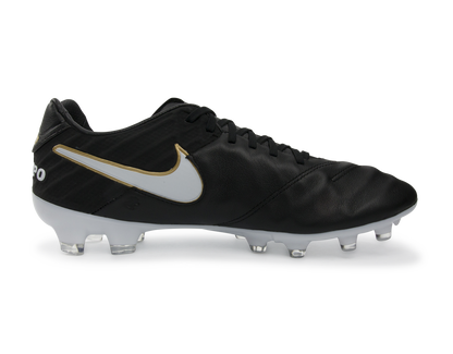 Nike Men's Tiempo Legacy II FG Black/White/Mettallic Gold