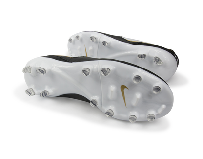 Nike Men's Tiempo Legacy II FG Black/White/Mettallic Gold