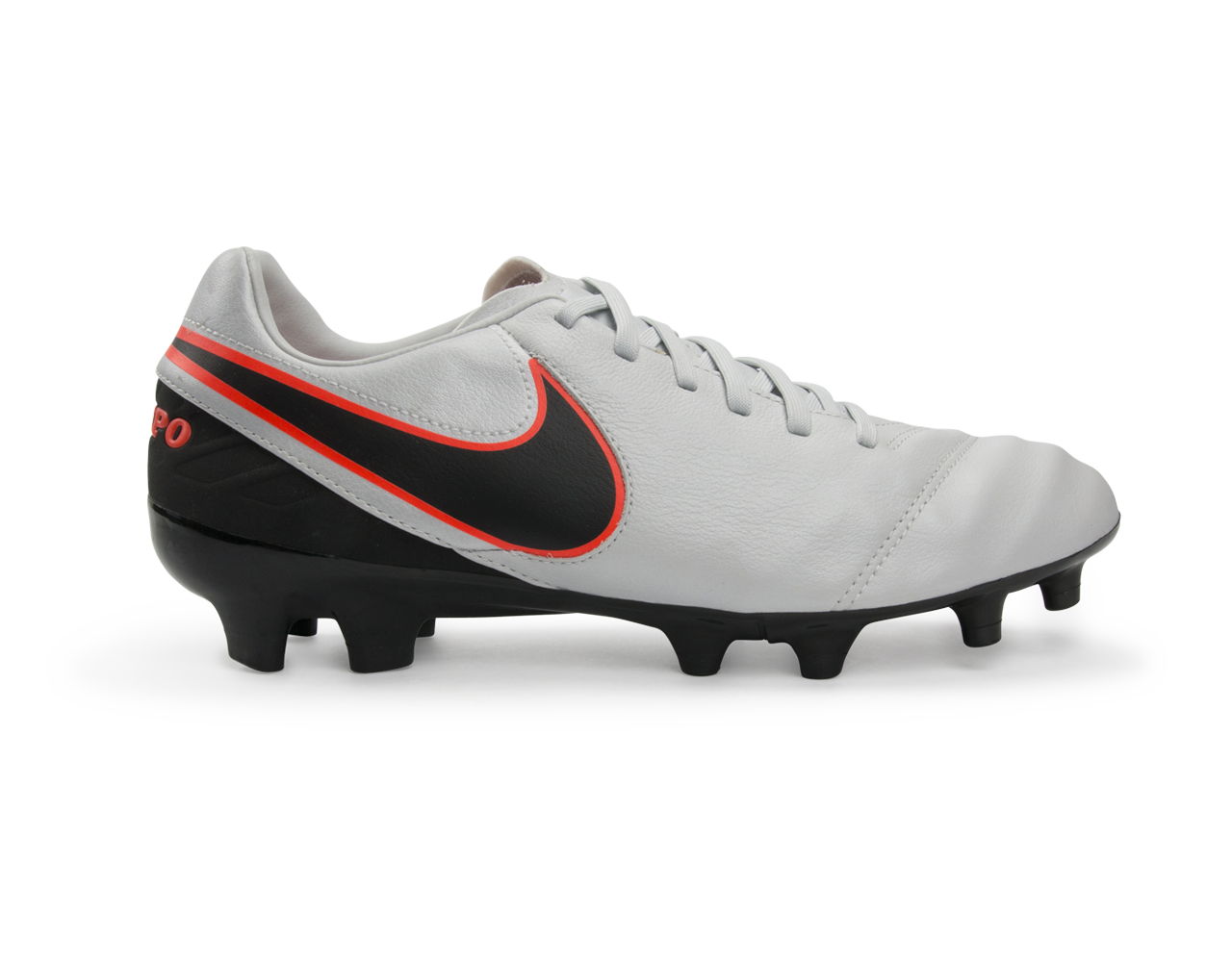 Nike Men's Tiempo Mystic V FG Pure Platinum/Black/Hyper Orange