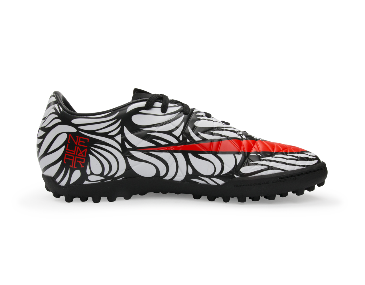 Nike Men's Hypervenom Phelon II NJR Turf Soccer Shoes Black/Bright Crimson/White