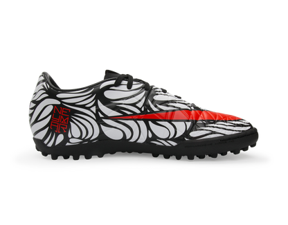 Nike Men's Hypervenom Phelon II NJR Turf Soccer Shoes Black/Bright Crimson/White