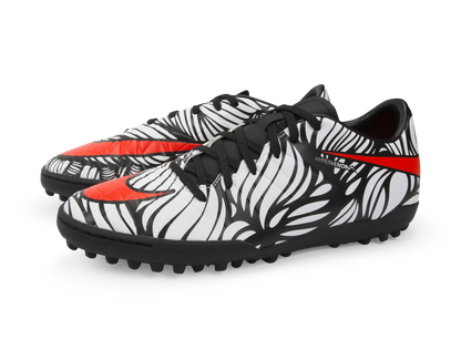 Nike Men's Hypervenom Phelon II NJR Turf Soccer Shoes Black/Bright Crimson/White