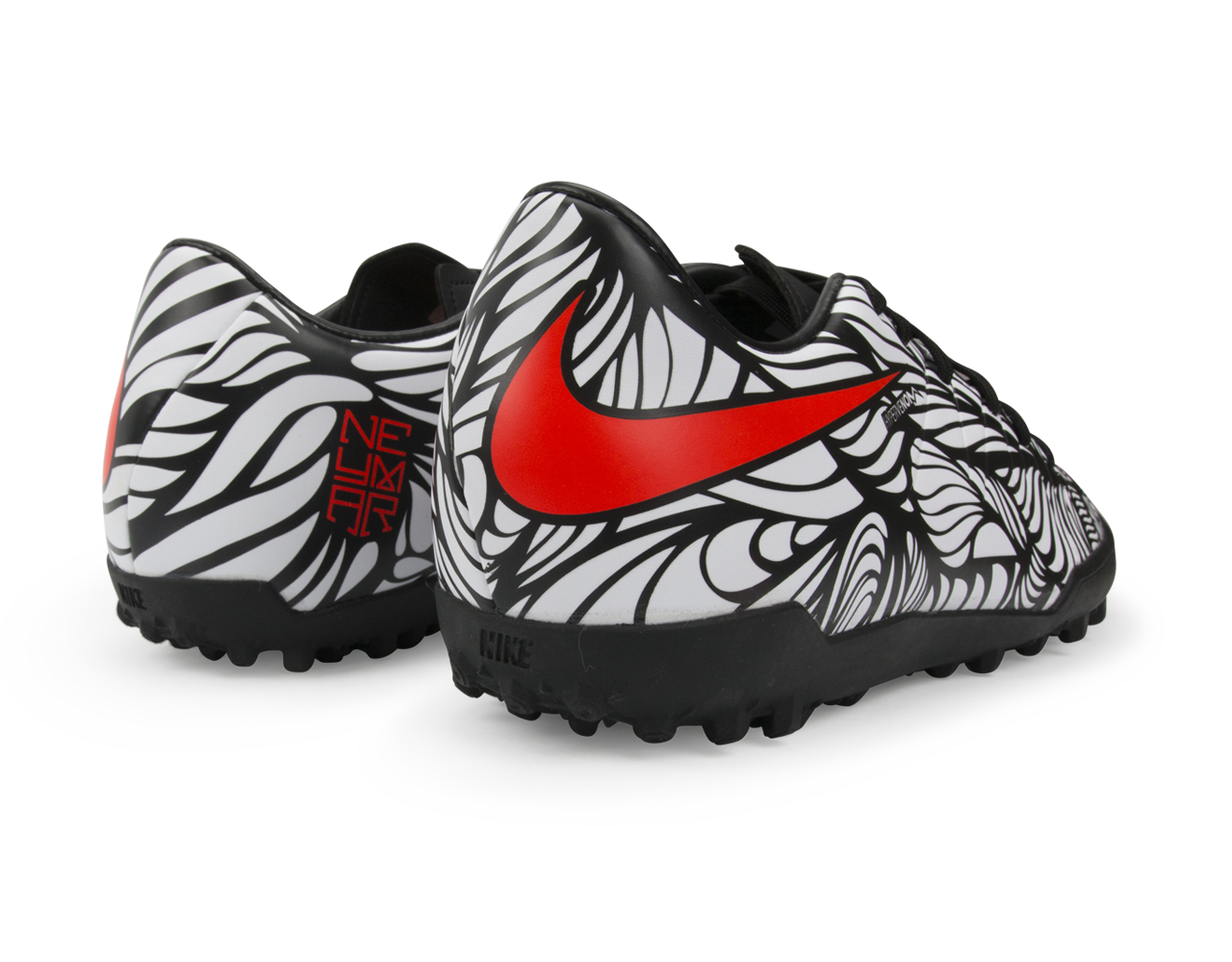 Nike Men's Hypervenom Phelon II NJR Turf Soccer Shoes Black/Bright Crimson/White