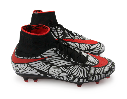 Nike Men's Hypervenom Phantom II NJR FG Black/Bright Crimson/White