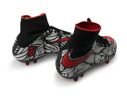 Nike Men's Hypervenom Phantom II NJR FG Black/Bright Crimson/White