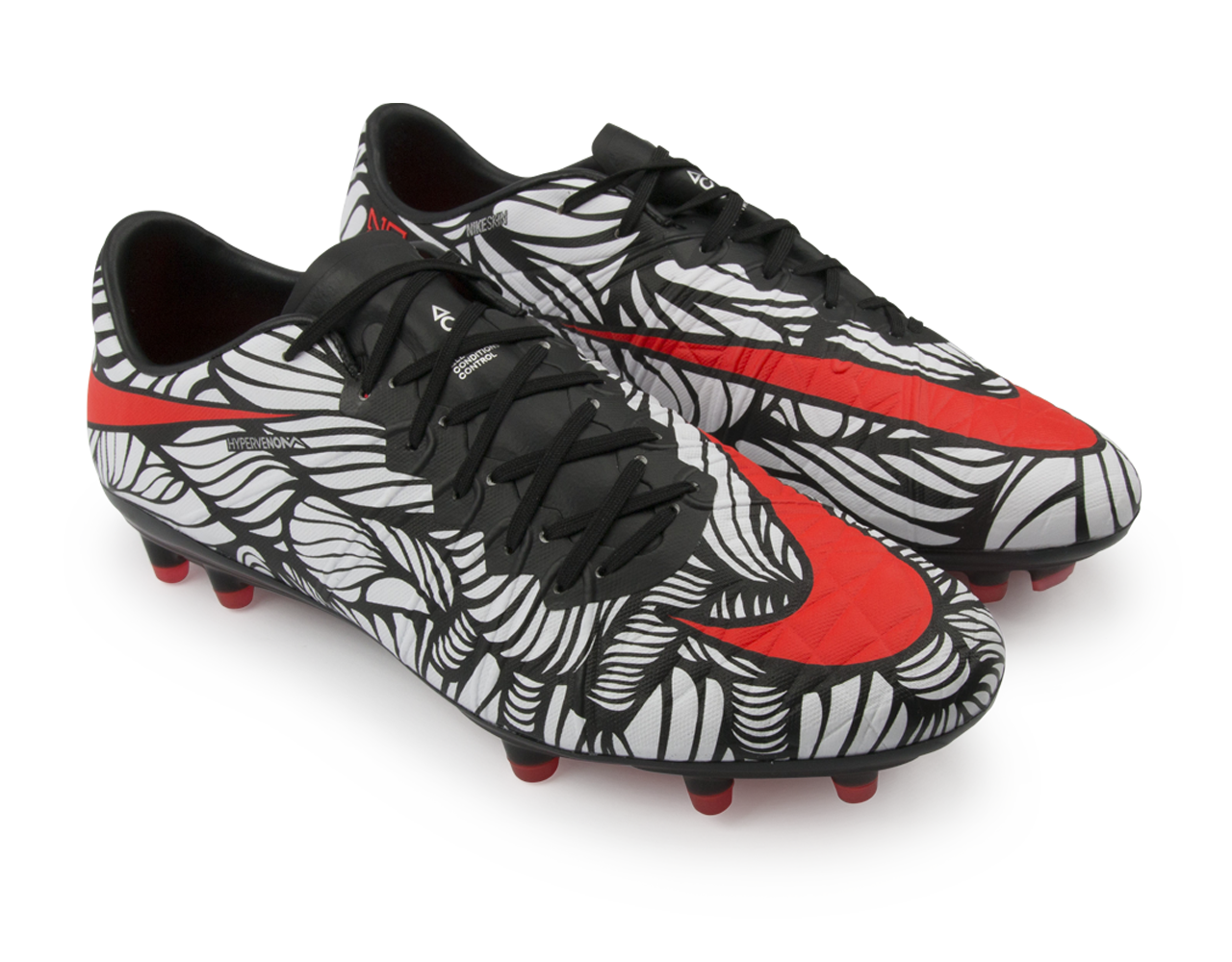 Nike Men's Hypervenom Phinish NJR FG Black/Bright Crimson/White