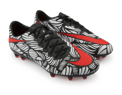 Nike Men's Hypervenom Phinish NJR FG Black/Bright Crimson/White