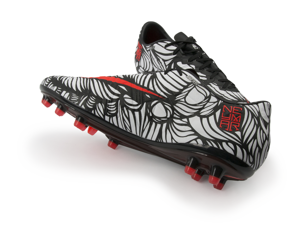 Nike Men's Hypervenom Phinish NJR FG Black/Bright Crimson/White