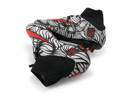 Nike Men's Hypervenom Phatal II DF NJR FG Black/Bright Crimson/White