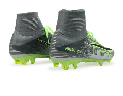 Nike Men's Mercurial Superfly V FG Pure Platinum/Black/Ghost Green